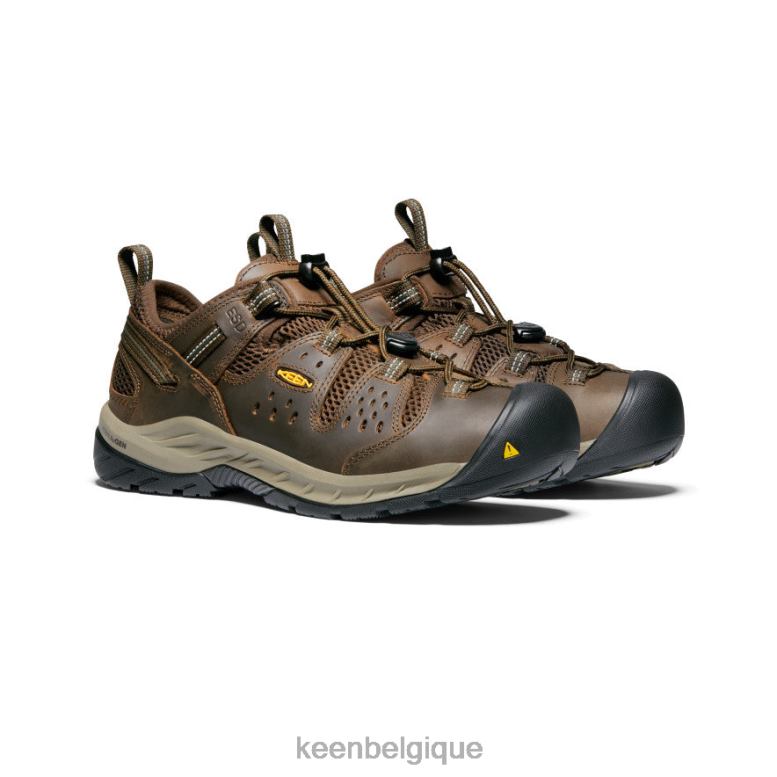 chaussure KEEN atlanta cool ii esd (bout souple) cascade marron/forêt nuit Hommes PD0JD241