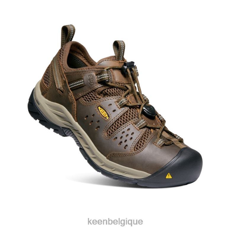 chaussure KEEN atlanta cool ii esd (bout souple) cascade marron/forêt nuit Hommes PD0JD241
