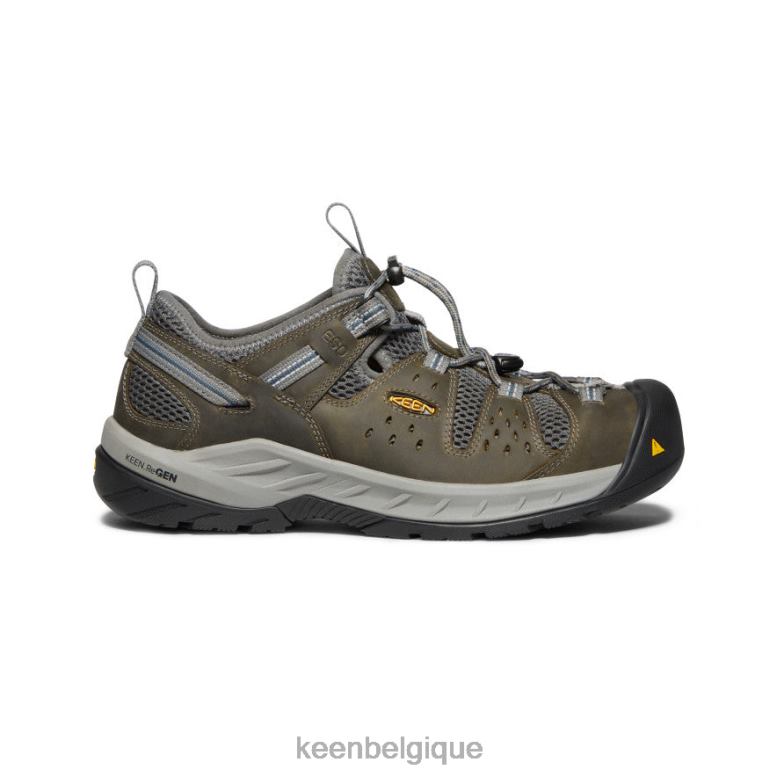 chaussure KEEN atlanta cool ii esd (embout en acier) gargouille/marine minuit Hommes PD0JD225