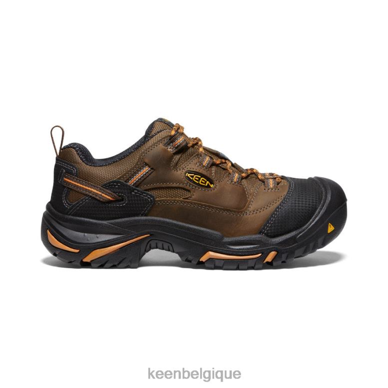 chaussure KEEN braddock bas (bout souple) cascade/ocre orange Hommes PD0JD349