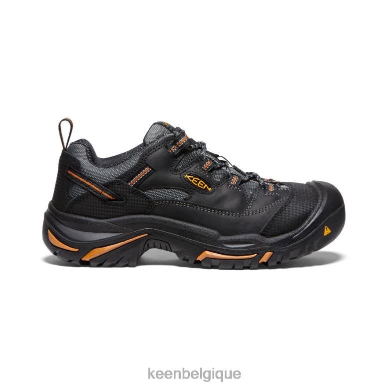 chaussure KEEN braddock bas (embout en acier) noir/bossa nova Hommes PD0JD355