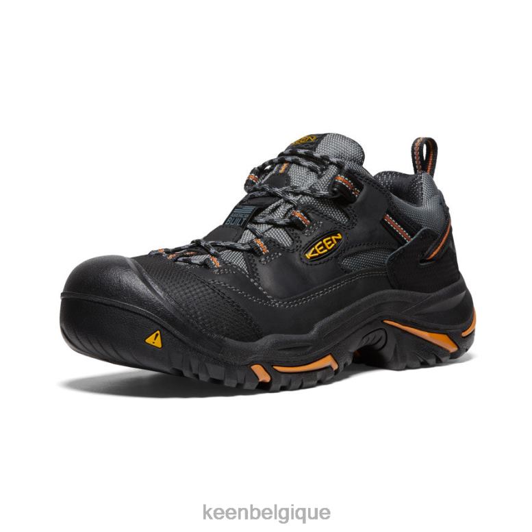 chaussure KEEN braddock bas (embout en acier) noir/bossa nova Hommes PD0JD355