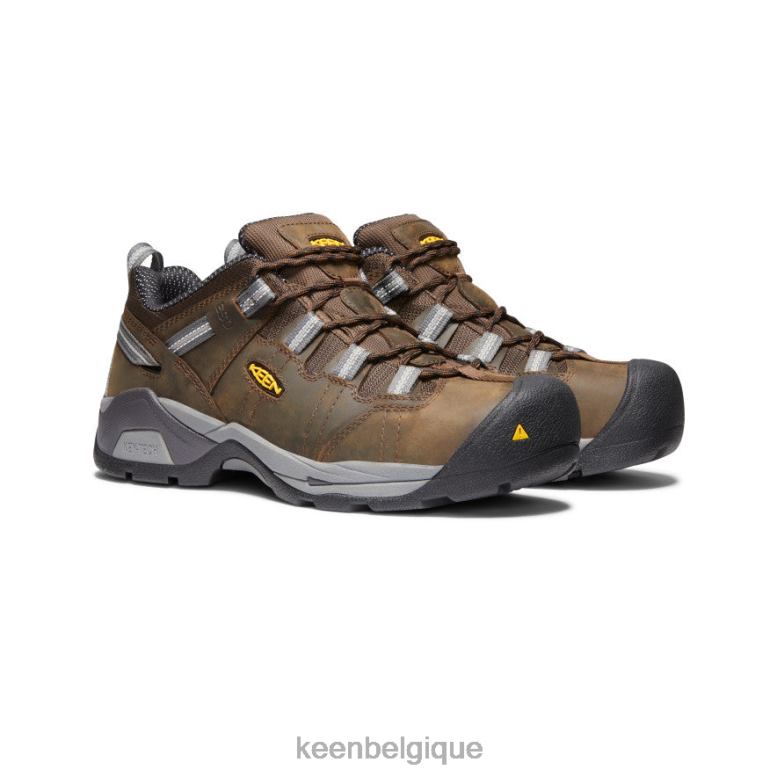 chaussure KEEN detroit xt esd (embout en acier) marron cascade/gargouille Hommes PD0JD201