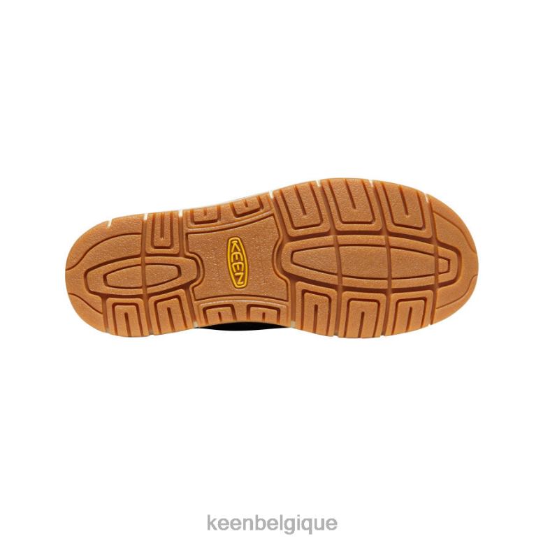 chaussure KEEN san jose oxford (embout en aluminium) noir/blanc cassé Hommes PD0JD299