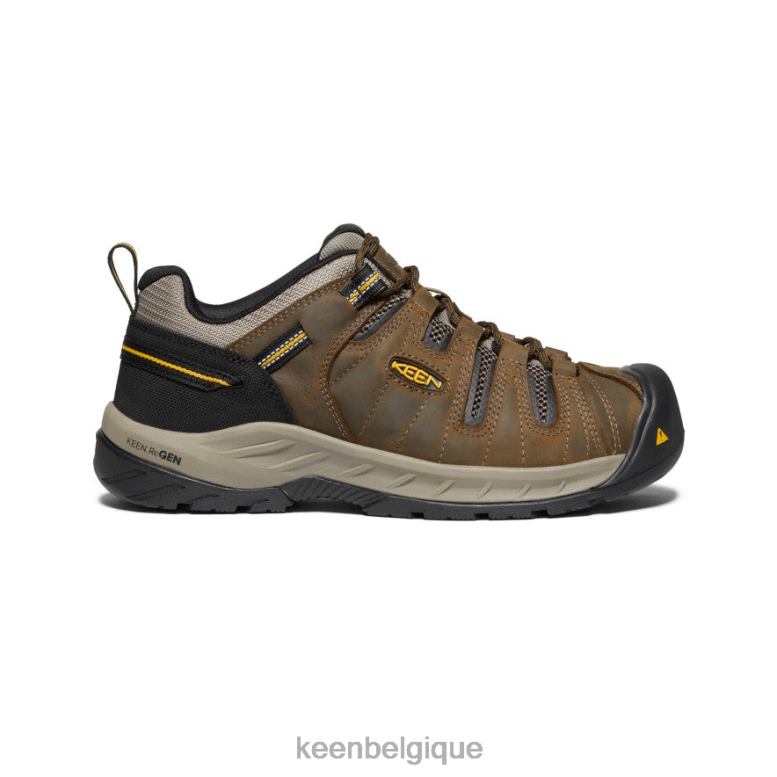 chaussure KEEN silex ii (bout souple) cascade marron/tige dorée Hommes PD0JD180