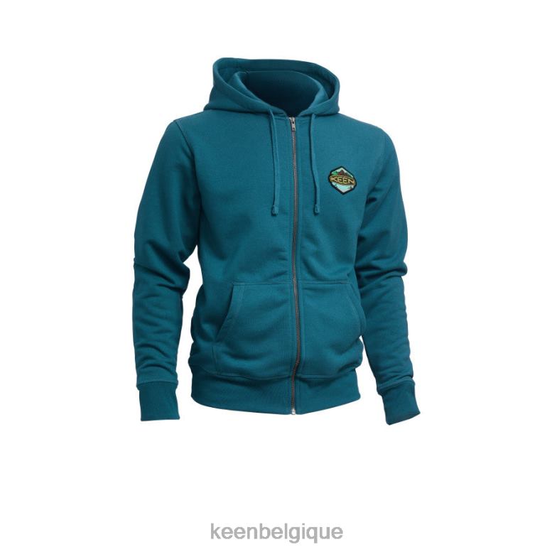 vêtements KEEN sweat à capuche avec insigne bleu légion Hommes PD0JD352